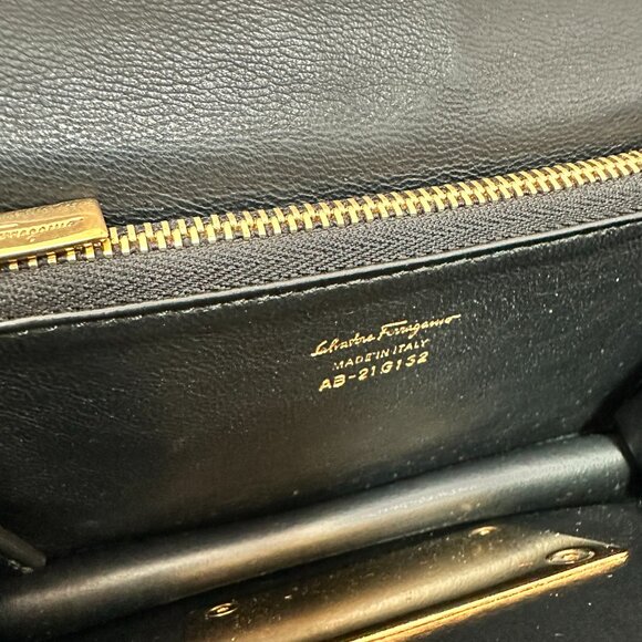 Salvatore Ferragamo Multicolor Suede Aileen Shoulder Bag - Picture 10 of 12